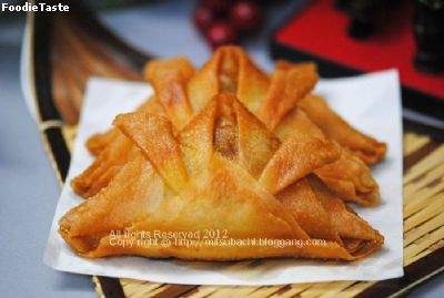 ปอเปี๊ยะ หมวกนักรบ Japanese samosa