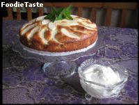 สูตรApple cake with almond paste