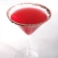 สูตรราสเบอร์รี่คิส ค๊อกเทล (Raspberry Chocolate Kiss Cocktail)