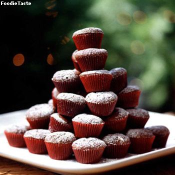 สูตรมินิ บราวนี่ คัพเค้ก (Mini brownie cupcakes)