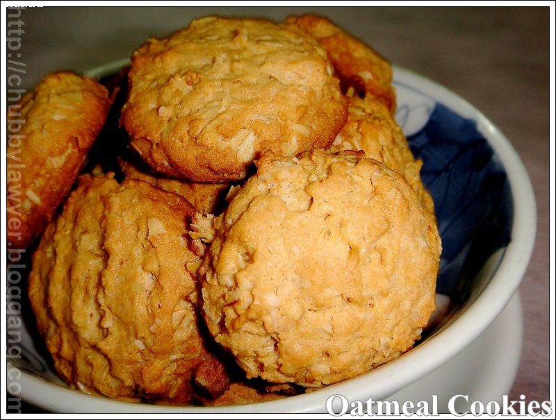 สูตรคุกกี้ข้าวโอ๊ต  (Oatmeal cookies)