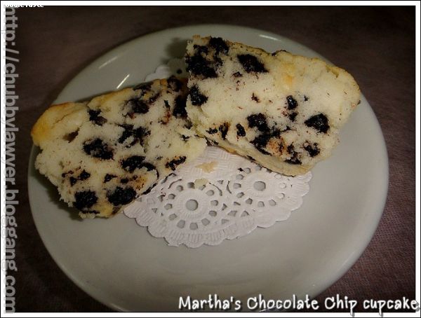 สูตรMartha's Chocolate Chip Cupcake