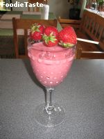 สูตรStrawberry smoothie