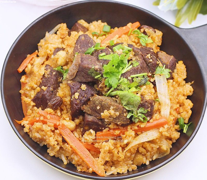 สูตรUzbek Rice Pilaf