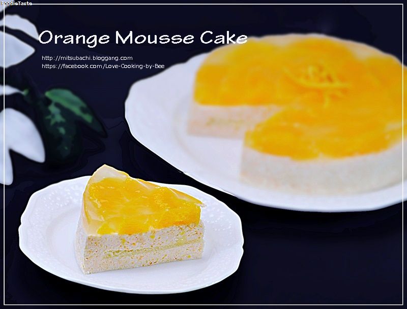 Orange Carrot Mousse Cake