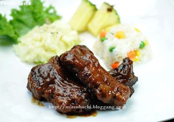 สูตรซี่โครงหมูสไตล์ฮาวาย (Hawaii spare ribs)