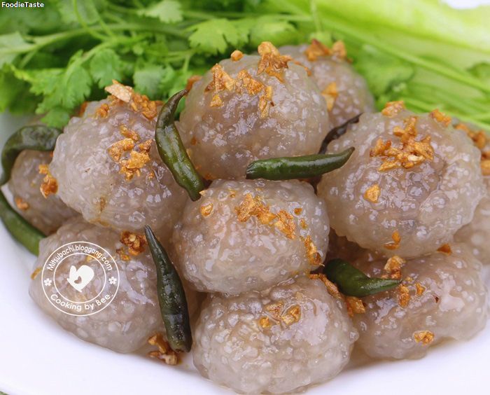 สาคูไส้หมู Tapioca Pork Balls