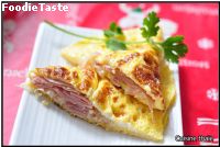 สูตรOMELETTE AU FROMAGE ET AU JAMBON