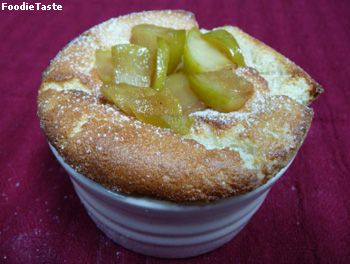 ซูเฟลแอปเปิ้ล ( Caramellized Apple Souffle)