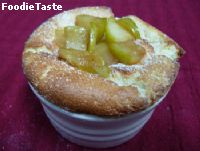 ซูเฟลแอปเปิ้ล ( Caramellized Apple Souffle)