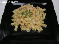 พาสต้าซอสขาว (Pasta with white sauce)