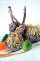 สูตรซี่โครงแกะคลุกถั่วพิตาชิโอ้ย่าง Pistachio Crusted Lamb