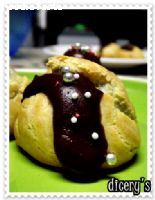 สูตรChocolate Choux  Cream (E'clair / Profiterole)