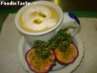 ครีมซุปแพชชั่นฟรุ๊ต (Passion Fruit Cream Soup)