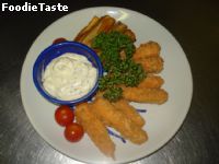 ฟิชฟิงเกอร์ (Fish Finger with Tartar Sauce)