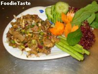 สูตรลาบเป็ด  (Spicy Duck salad)