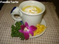 ครีมซุปข้าวโพด  (Corn Cream Soup)