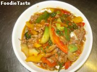 เนื้อแกะผัดเผ็ด (Chili  Lamb)