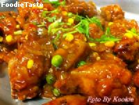 สูตรปีกไก่น้ำแดง Chicken Wings Red Sauce