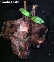 Grilled lamb chops (ซี่โครงแกะย่าง)