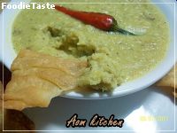kadala curry and parrotta roti - แกงถั่วแบบอินเดีย รัฐเคราล่า กับ ปาร๊อดต้า โรตี