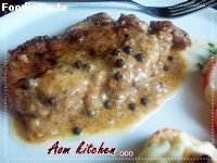 pork steak with black pepper - สเต็กหมูพริกไทยดำ