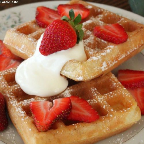 สูตรเบลเยี่ยมวาฟเฟิล - Belgian Waffles