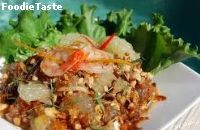 สูตรpomelo salad thai style  ยำส้มโอ