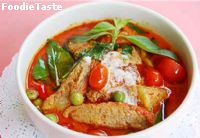 สูตรRed curry with roasted duck  แกงเผ็ดเป็ดย่าง