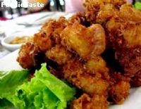 deep fried  fish  lemon glass  ปลาทอดตะไคร้