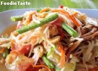 papaya salad thai style   ส้มตำไทย