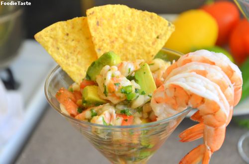 Shrimp Ceviche ค็อกเทลกุ้งสแปนิช