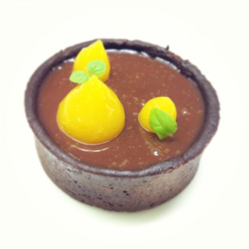 สูตรChocolate Tart Passion Fruit Gel, bakery, pastry, dessert, เบเกอร์รี่,ขนมหวาน,ทาร์ตช็อคโกเล็ต และเจลลี่เสาวรส