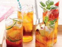 สูตรชาพีช (Peach and Mint Iced Tea)