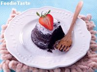 สูตรเค้กดาร์กช็อคโกแลต (Hot choc cake)