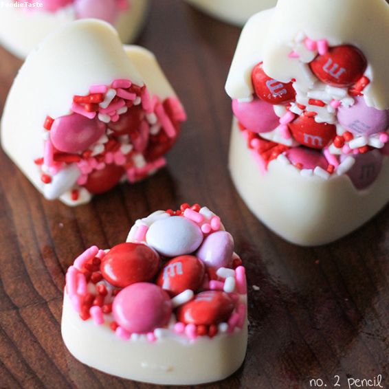 สูตรValentine’s Day White Chocolate Bark Bites