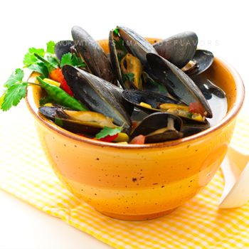 สูตรซุปขิงหอยแมลงภู่ - Mussel ginger soup