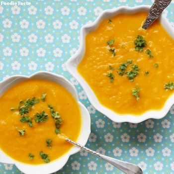 ซุปฟักทองขิงสด Pumpkin and ginger soup