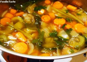 สูตรน้ำสต๊อกผัก (Vegetable stock)