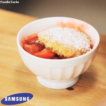 สูตรStrawBerry Cobbler