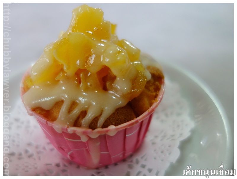 เค้กขนุนเชื่อม  (Jackfruit candy cupcake)