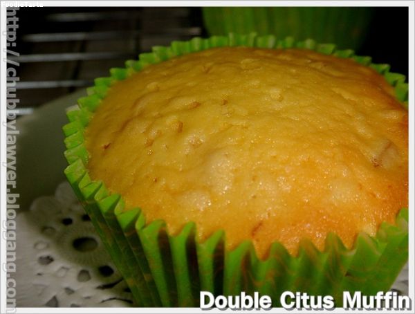 มัฟฟิ่นส้มสองเด้ง (Double Citrus Muffin)